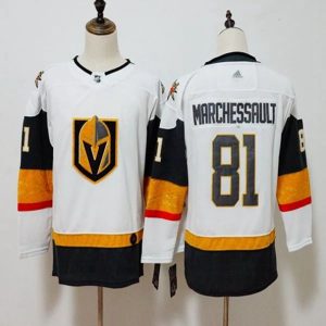 Maend-NHL-Vegas-Golden-Knights-Troeje-Jonathan-Marchessault-81-2018-19-Hvid-Authentic