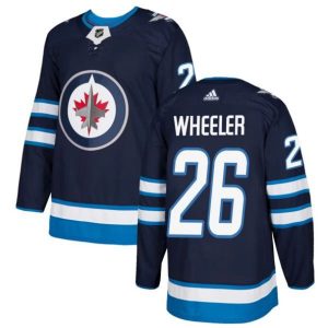 Maend-NHL-Winnipeg-Jets-Troeje-Blake-Wheeler-26-Navy-Authentic