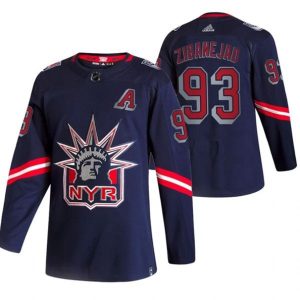 Maend-New-York-Rangers-Troeje-Mika-Zibanejad-93-2022-Reverse-Retro-Navy-Authentic