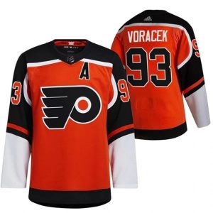 Maend-Philadelphia-Flyers-Troeje-Jakub-Voracek-93-2022-Reverse-Retro-Oranger-Authentic