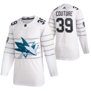 Maend-San-Jose-Sharks-Troeje-Logan-Couture-Hvid-2020-NHL-All-Star