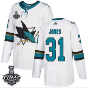 Maend-Sharks-31-Martin-Jones-Hvid-2019-Stanley-Cup-Final-Stitched