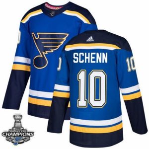 Maend-St.-Louis-Blues-Troeje-Brayden-Schenn-Blaa-2019-Stanley-Cup-Champions