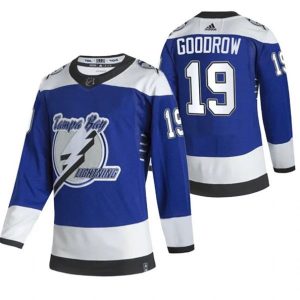 Maend-Tampa-Bay-Lightning-Troeje-Barclay-Goodrow-19-2022-Reverse-Retro-Blaa-Authentic