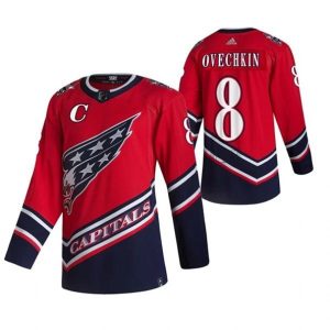 Maend-Washington-Capitals-Troeje-Alexander-Ovechkin-8-2022-Reverse-Retro-Roed-Authentic