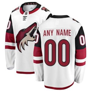 NHL-Arizona-Coyotes-Tilpasset-Troeje-Fanatics-Branded-Ude-Hvid-Authentic