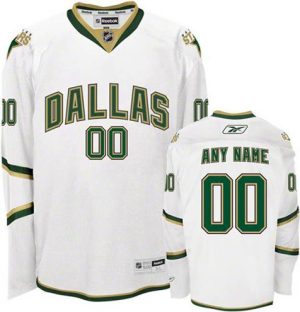 NHL-Dallas-Stars-Tilpasset-Troeje-Reebok-Third-Hvid-Authentic