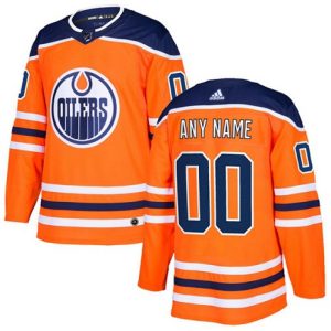 NHL-Edmonton-Oilers-Tilpasset-Troeje-Hjemme-Orange-Authentic