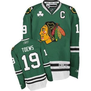 NHL-Jonathan-Toews-Authentic-Maend-Groen-Reebok-Chicago-Blackhawks-Troeje-19