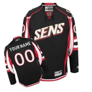 NHL-Ottawa-Senators-Tilpasset-Troeje-Reebok-Third-Sort-Authentic
