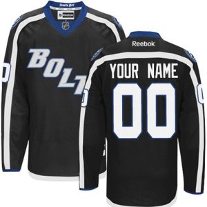 NHL-Tampa-Bay-Lightning-Tilpasset-Troeje-Reebok-Third-Sort-Authentic