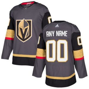 NHL-Vegas-Golden-Knights-Tilpasset-Troeje-Hjemme-Graa-Authentic