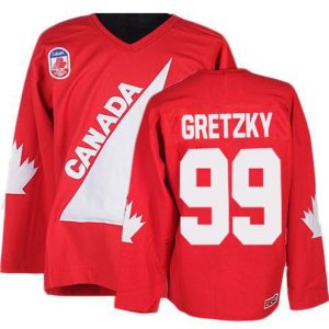 Olympic-Hockey-Wayne-Gretzky-Authentic-1991-Throwback-Maend-NHL-Roed-CCM-Team-Canada-Troeje-99
