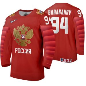 Rusland-Team-94-Alexander-Barabanov-Ude-2020-IIHF-World-Ice-Hockey-Roed