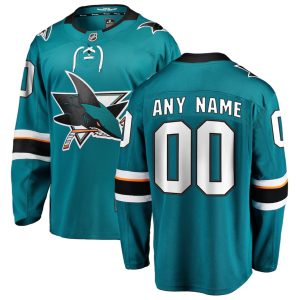 San-Jose-Sharks-Troeje-Fanatics-Branded-Teal-Breakaway-Tilpasset
