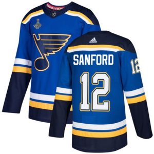 St.-Louis-Blues-Troeje-12-Zach-Sanford-Blaa-Hjemme-2019-Stanley-Cup