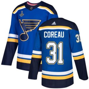St.-Louis-Blues-Troeje-31-Jared-Coreau-Blaa-Hjemme-2019-Stanley-Cup