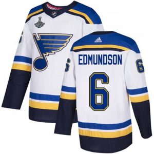 St.-Louis-Blues-Troeje-6-Joel-Edmundson-Hvid-Road-2019-Stanley-Cup