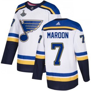 St.-Louis-Blues-Troeje-7-Patrick-Maroon-Hvid-Road-2019-Stanley-Cup