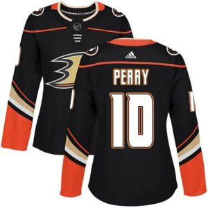 kvinder-NHL-Anaheim-Ducks-Ishockey-Troeje-Corey-Perry-10-Sort-Authentic
