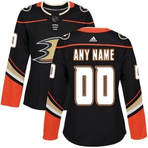 kvinder-NHL-Anaheim-Ducks-Ishockey-Troeje-Custom-Sort-Authentic