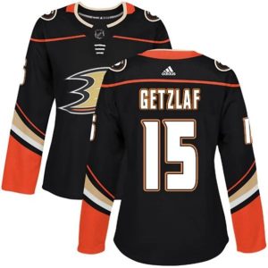 kvinder-NHL-Anaheim-Ducks-Ishockey-Troeje-Ryan-Getzlaf-15-Sort-Authentic