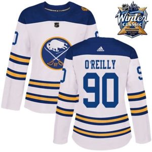 kvinder-NHL-Buffalo-Sabres-Ishockey-Troeje-Ryan-OReilly-90-2018-Winter-Classic-Hvid-Authentic