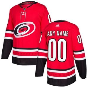 kvinder-NHL-Carolina-Hurricanes-Ishockey-Troeje-Custom-Roed-Authentic