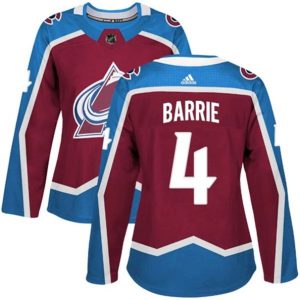 kvinder-NHL-Colorado-Avalanche-Ishockey-Troeje-Tyson-Barrie-4-Burgundy-Roed-Authentic