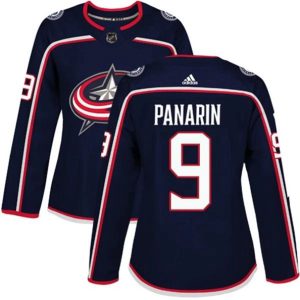 kvinder-NHL-Columbus-Blue-Jackets-Ishockey-Troeje-Artemi-Panarin-9-Navy-Authentic