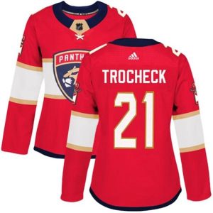 kvinder-NHL-Florida-Panthers-Ishockey-Troeje-Vincent-Trocheck-21-Roed-Authentic