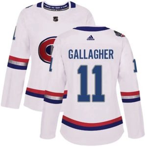 kvinder-NHL-Montreal-Canadiens-Ishockey-Troeje-Brendan-Gallagher-11-Hvid-2017-100-Classic-Authentic