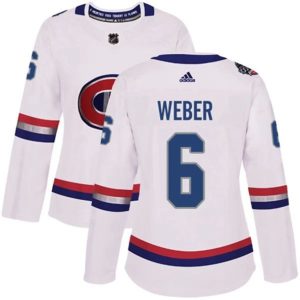 kvinder-NHL-Montreal-Canadiens-Ishockey-Troeje-Shea-Weber-6-Hvid-2017-100-Classic-Authentic