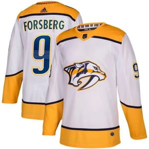 kvinder-NHL-Nashville-Predators-Ishockey-Troeje-Filip-Forsberg-9-2018-19-Hvid-Authentic