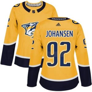 kvinder-NHL-Nashville-Predators-Ishockey-Troeje-Ryan-Johansen-92-Kulta-Authentic