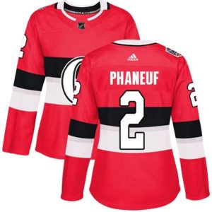 kvinder-NHL-Ottawa-Senators-Ishockey-Troeje-Dion-Phaneuf-2-Roed-2017-100-Classic-Authentic