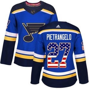 kvinder-NHL-St.-Louis-Blues-Ishockey-Troeje-Alex-Pietrangelo-27-Blaa-USA-Flag-Fashion-Authentic