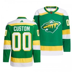 Minnesota Wild Adidas 2022 23 Custom Green Version Reverse Retro 2.0 Authentic Jersey Mens 500x500 1