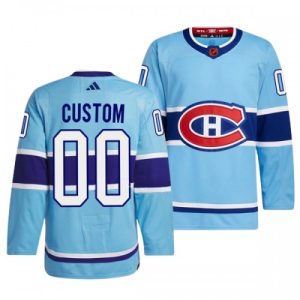 Montreal Canadiens Troeje Tilpasset 2022 23 Blaa Reverse Retro 2.0 Authentic