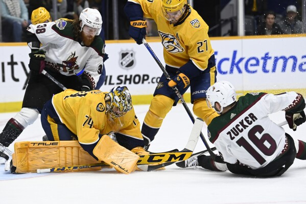 Nashville Predators besejrede Arizona Coyotes med 5-4