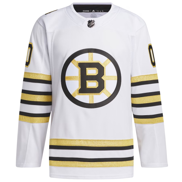 Boston Bruins Tilpasset Troeje Hvid 100th Anniversary Primegreen Authentic 2