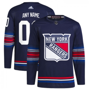 New York Rangers Tilpasset Troeje Adidas 2023 24 Navy Authentic 1