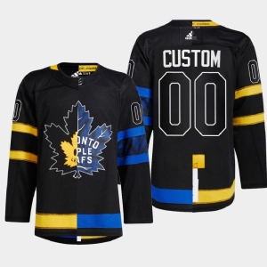 Toronto Maple Leafs Split Edition Black Drew house 2022 Jersey Custom